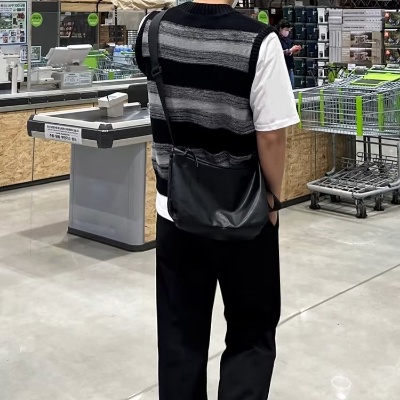 Áo Len Không Tay Cổ Chữ V Thời Trang Hàn Quốc Cho Nam