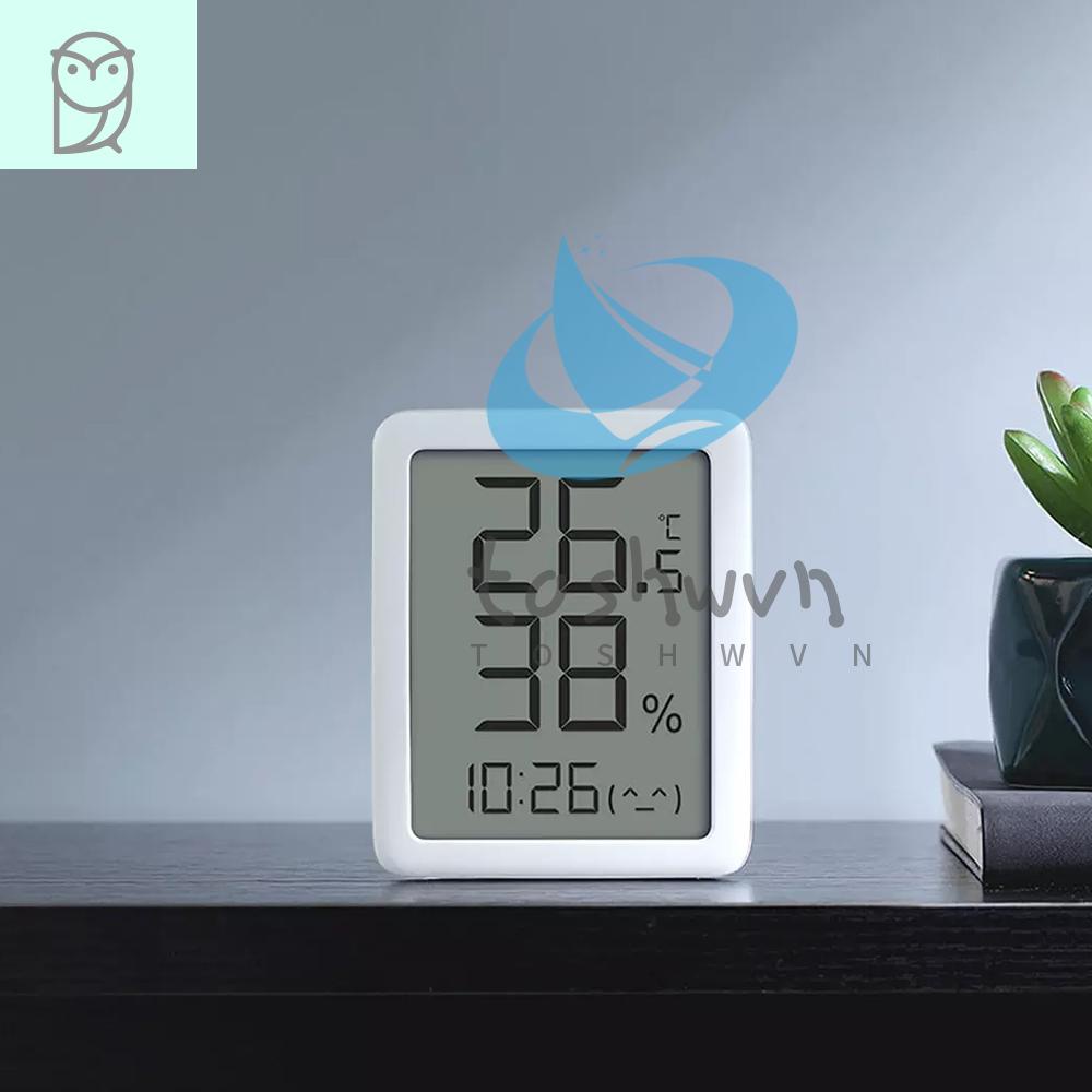 Nhiệt Kế Điện Tử Cảm Biến Nhiệt Độ Và Độ Ẩm 24H 3.5inch Có Màn Hình LCD