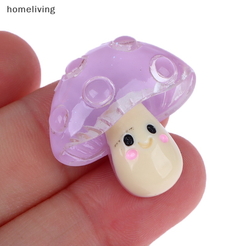 Bộ 5 Nấm Giả Bằng Resin Resin Làm Đồ Thủ Công Trang Trí DIY