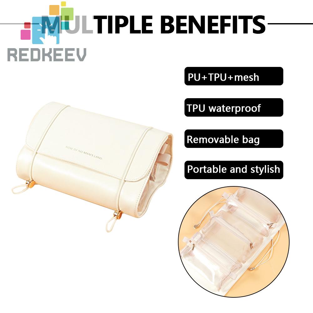 Túi Cuộn Đựng Mỹ Phẩm 4 Trong 1 Sức Chứa Lớn Tiện Dụng