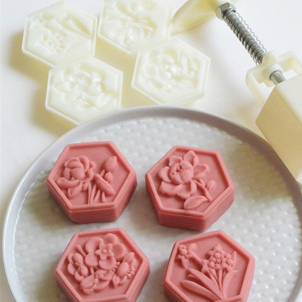 Dụng Cụ Tạo Hình Trang Trí Bánh 50-60g Hình Lục Giác