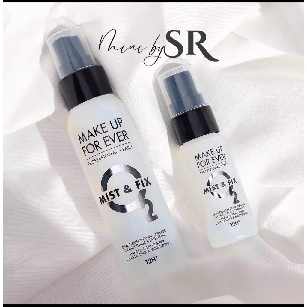 Xịt Cố Định Lớp Trang Điểm, Khóa Nền M@ke Up For Ever Mist & Fix Make Up Setting Spray mẫu thử mini