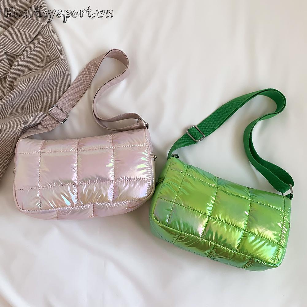 Túi Đeo Chéo Chất Liệu Nylon Thời Trang Mùa Đông Cho Nữ