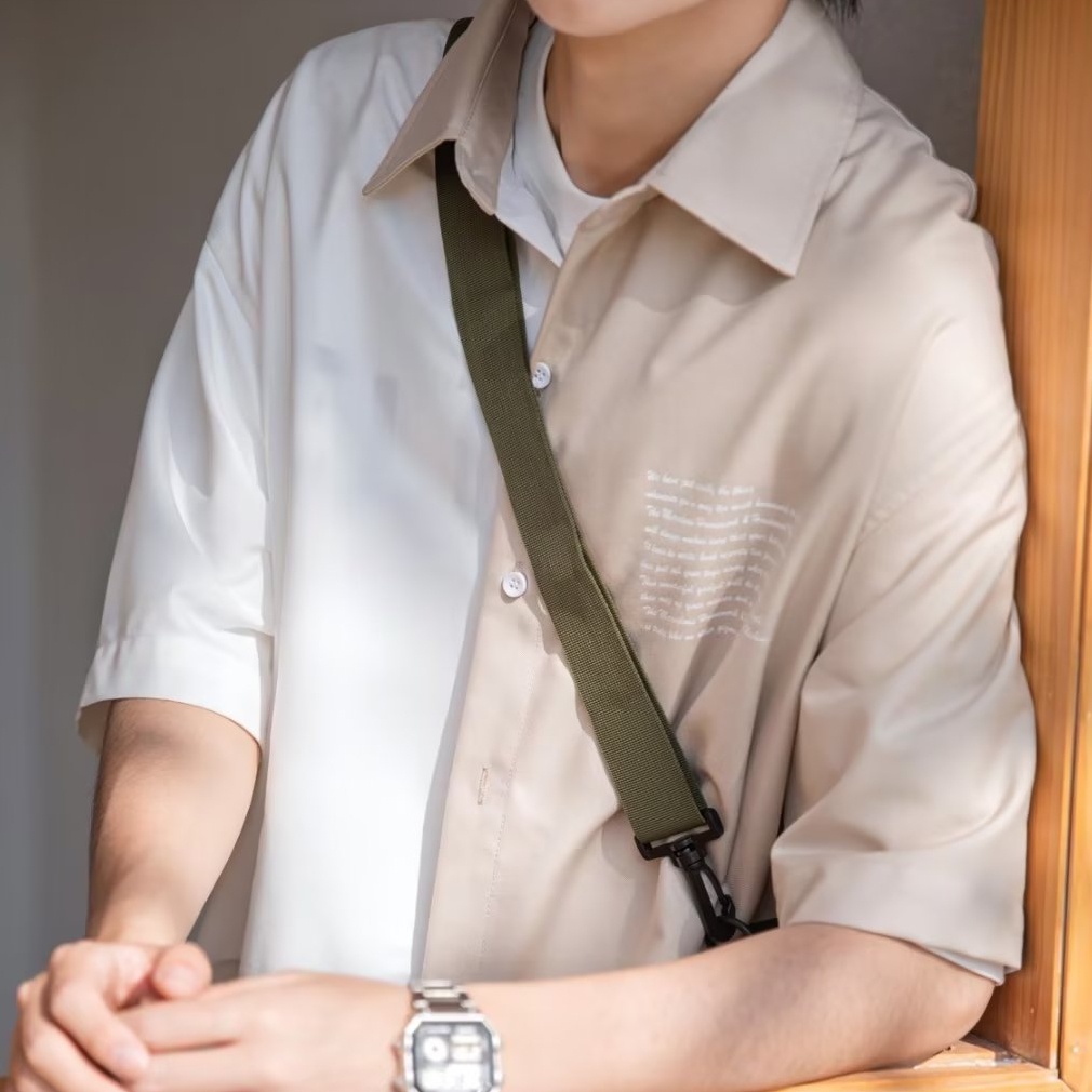 Áo Sơ Mi Nam Cổ Bẻ Phong Cách Hàn Quốc, Thiết Kế Màu Sắc Phong Cách Cổ Điển, Rộng Rãi, Chất Lượng Cao, Áo Sơ Mi Mới Cho Mùa Hè