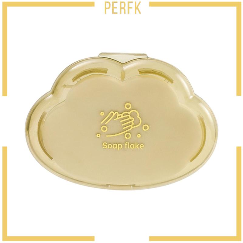 Bộ 50 Miếng Xà Phòng Giấy Hình Đám Mây Tan Trong 1 Dùng Một Lần