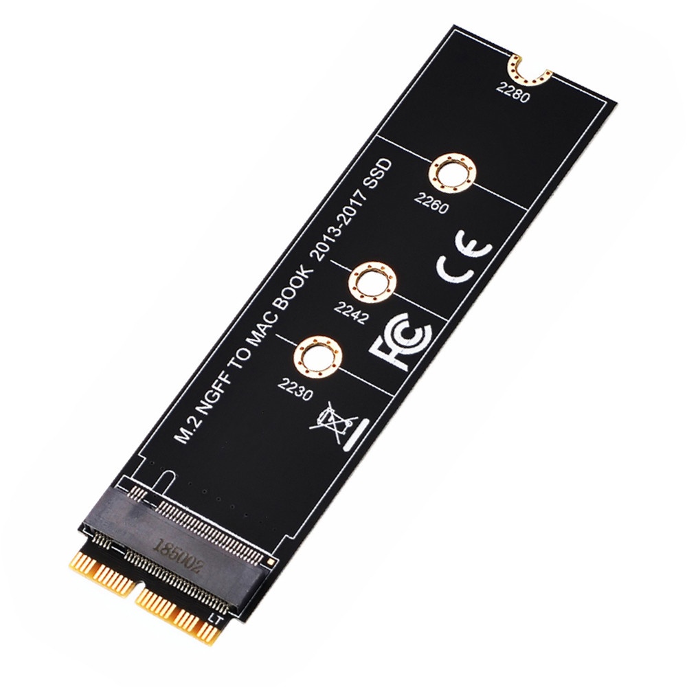 Thẻ chuyển đổi m.2 nvme ssd cho macbook air pro retina 2013-2017 nvme / ahci ssd bộ nâng cấp cho a1465 a1466 a1398 a1502 m2