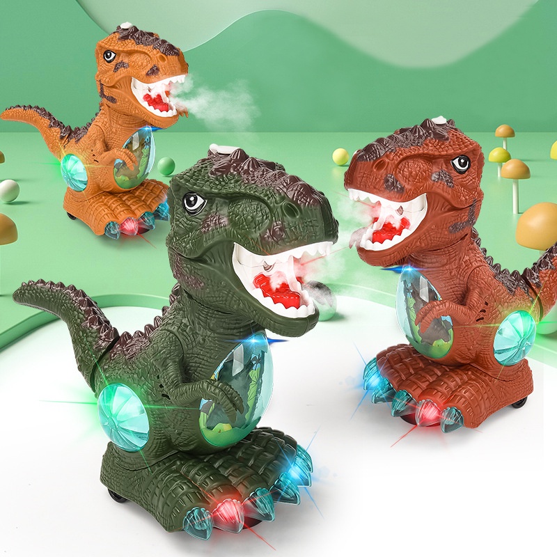 Đồ chơi Khủng Long T-Rex phun sương có nhạc đèn cho Bé