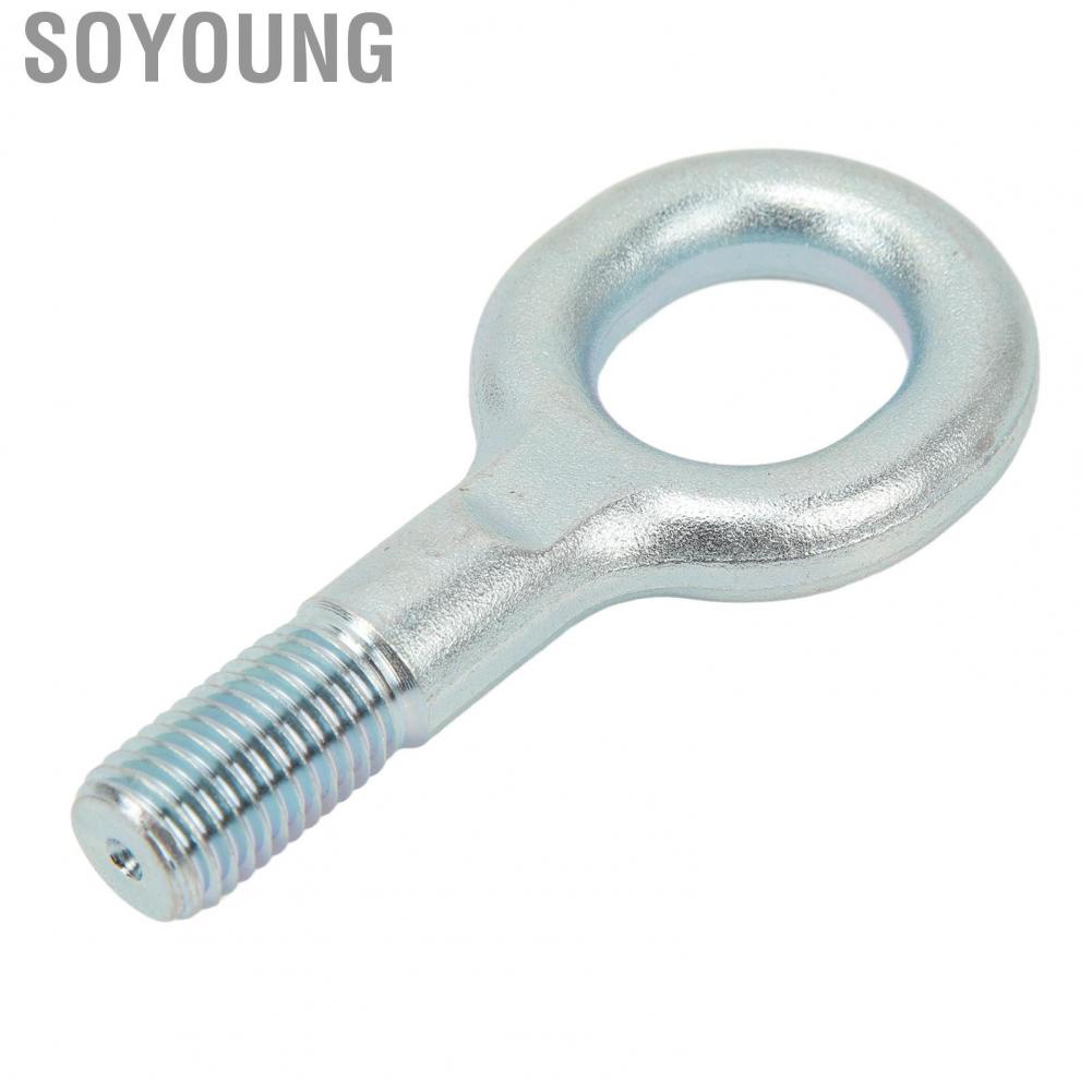Soyoung Tow Hook 1348135080 Hitch Forged Steel Lug Eye Loop Bracket Ring Replacement for Citroen Relay 2006 to Up Towing