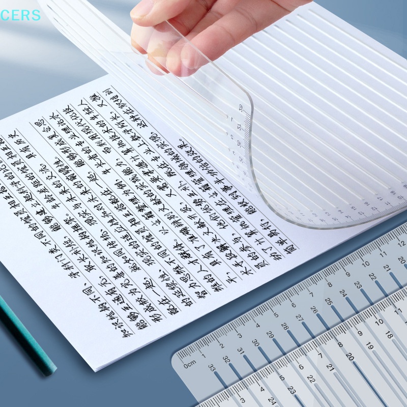 Thước Kẻ Thẳng Trong Suốt Dùng Vẽ Thư Pháp RS