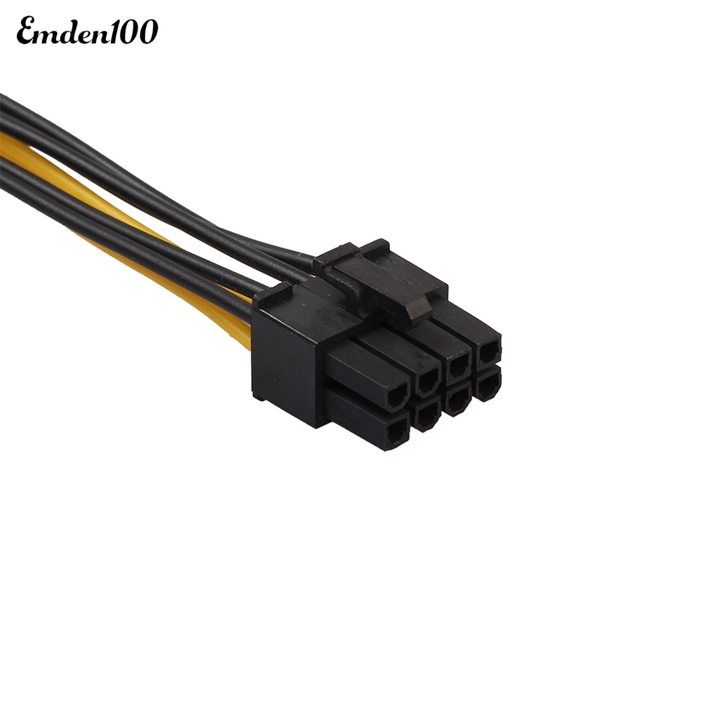 Dây Cáp Thẻ Đồ Họa PCIE Sang Dual Molex 18cm 8 Pin (6 + 2)