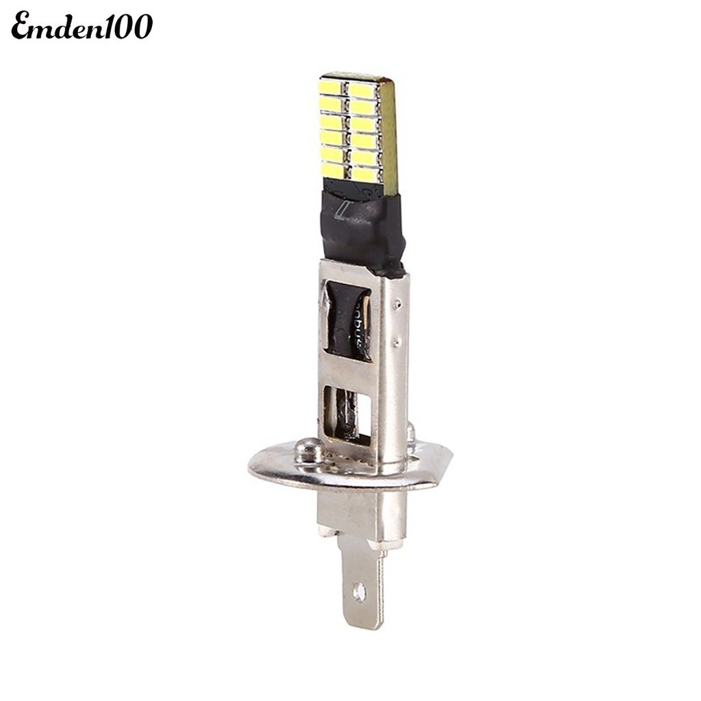 Đèn Pha Chống Sương Mù Ánh Sáng Trắng 6500K 12V HID Xenon 24-SMD H1 Cho Xe Hơi