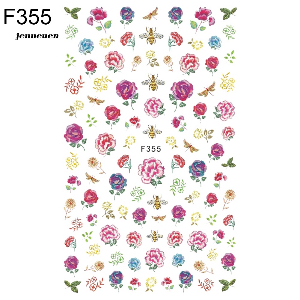 Miếng Dán Trang Trí Móng Nghệ Thuật Nhiều Họa Tiết Xinh Xắn