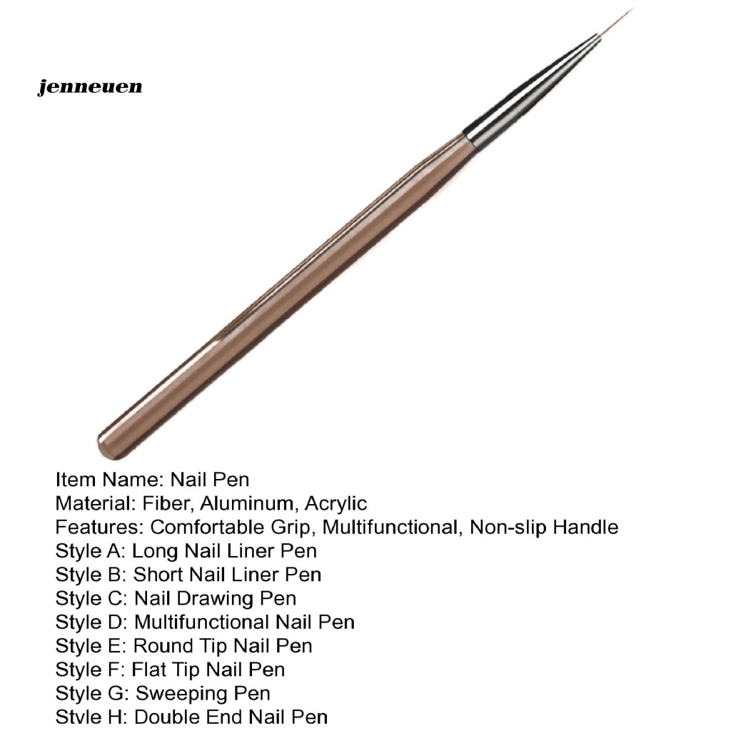 Jen Cọ Hai Đầu Chấm Bi Trọng Lượng Nhẹ Dễ Vệ Sinh Cho Salon Làm Móng Nghệ Thuật