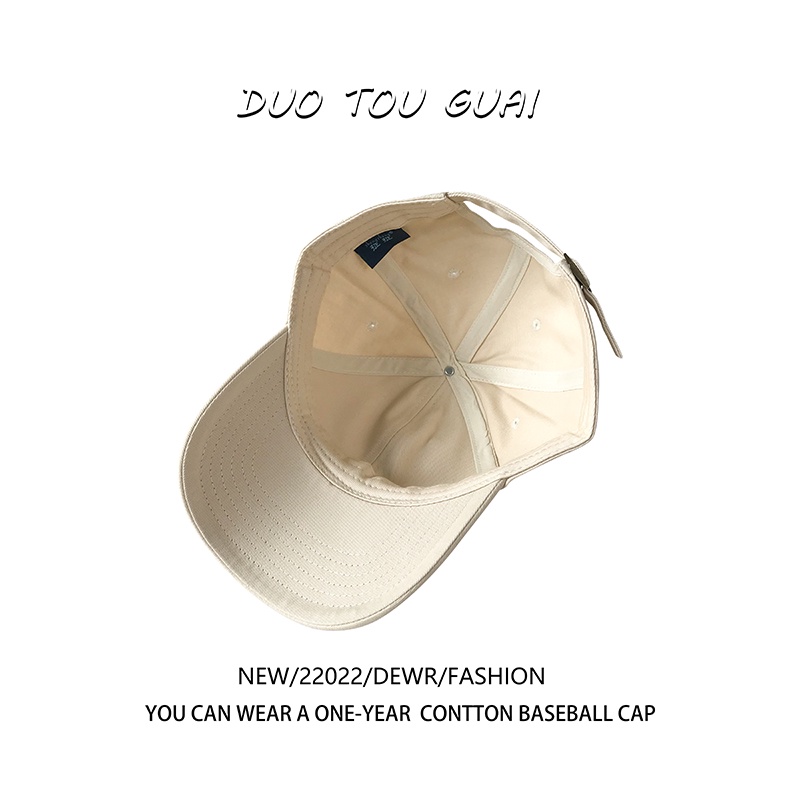 Nón Lưỡi Trai Thời Trang Hàn Quốc Thêu Chữ Cá Tính