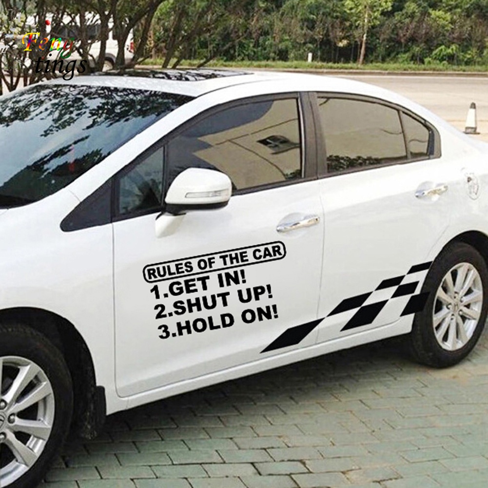 Miếng Dán Phản Quang Họa Tiết Ngộ Nghĩnh Trang Trí Xe Hơi