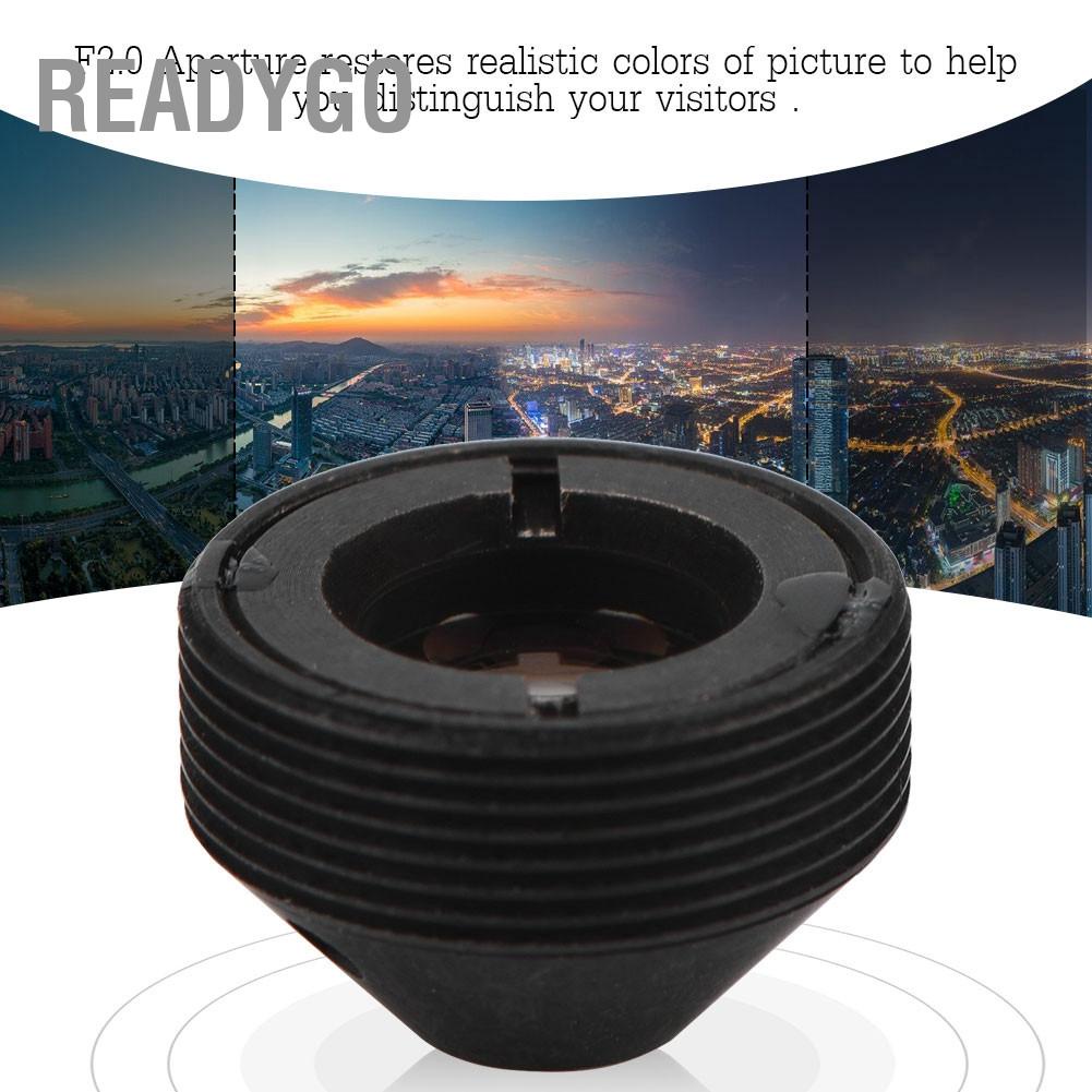 ReadyGo Có hàng sẵn Ống kính máy ảnh lỗ kim 6 mm HD 1 triệu pixel camera quan sát 1/3 '' F2.0 Màu sắc trung thực
