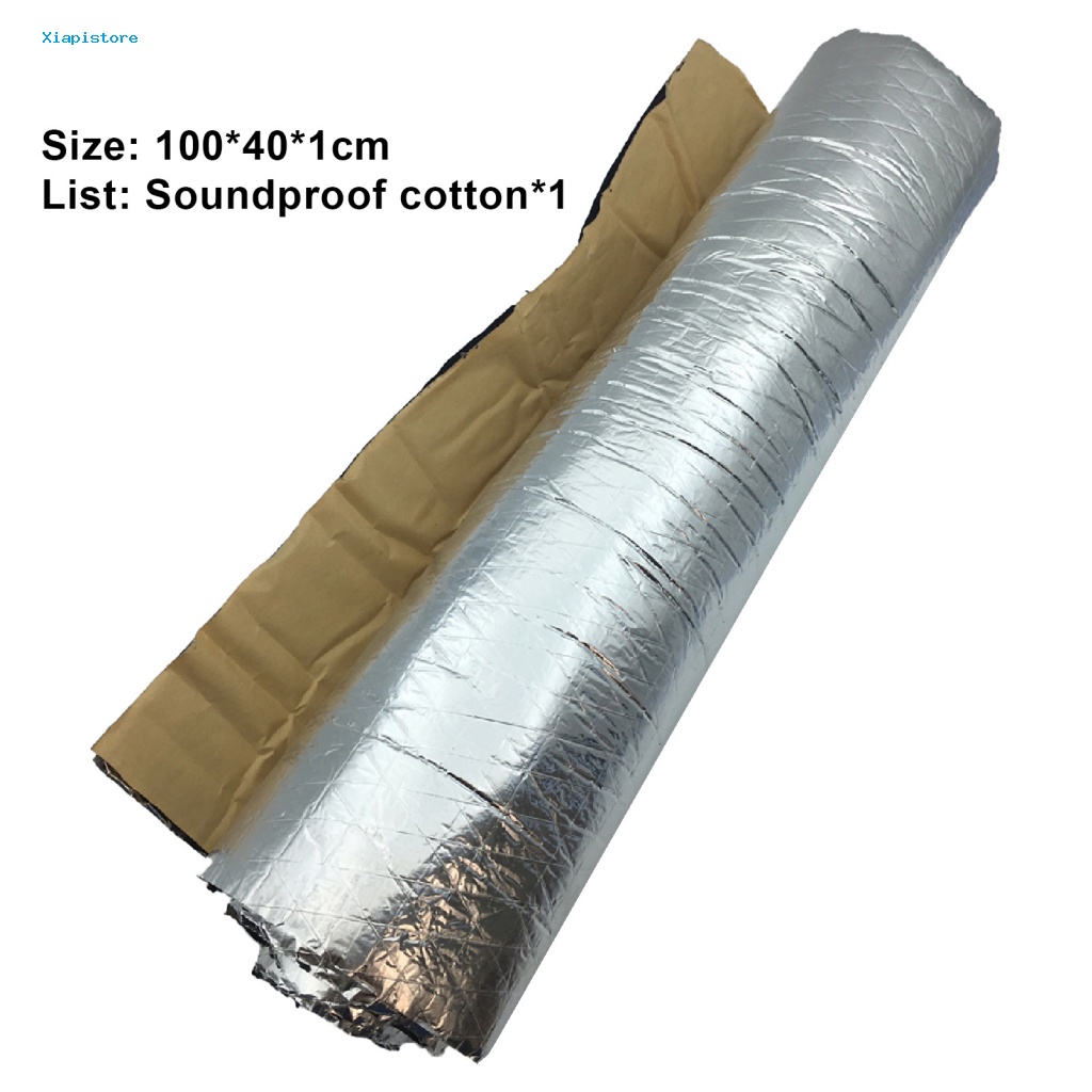 [Xiapistore] Thảm Cách Âm Tự Dính Hấp Thụ Sốc Màu Bạc Cho Xe Hơi