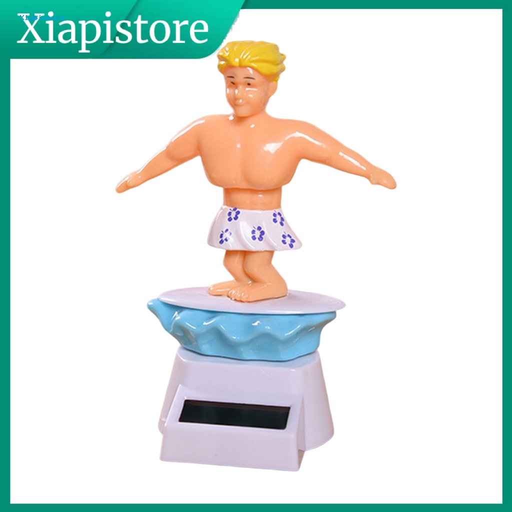 [Xiapistore] Đồ Trang Trí Xe Hơi Sử Dụng Năng Lượng Mặt Trời Tiết Kiệm Năng Lượng Hình Hoạt Hình