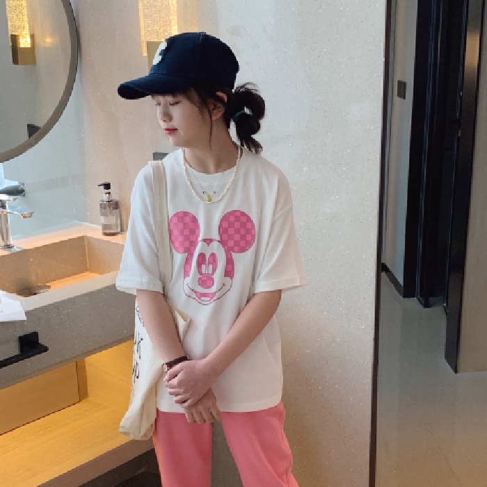 Áo Thun 100% Cotton Tay Ngắn Dáng Rộng In Hình Thời Trang Mới Cho Bé Từ 2-14 Tuổi