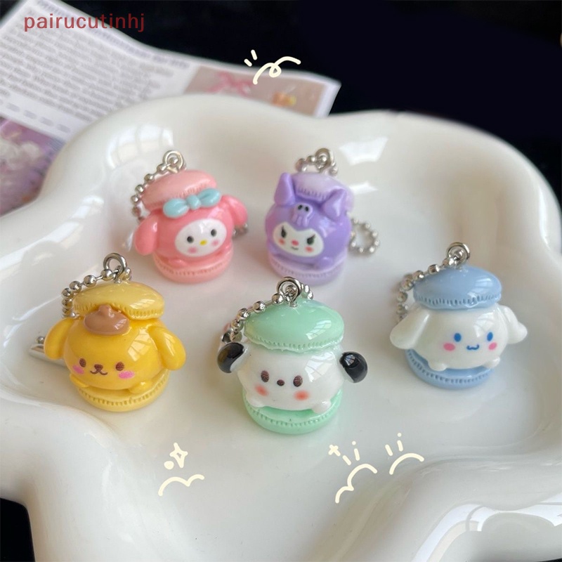 Móc Khóa Hình Cinnamoroll Kuromi Pompompurin My Melody Pochacco Sanrio Nhồi Bông Dễ Thương