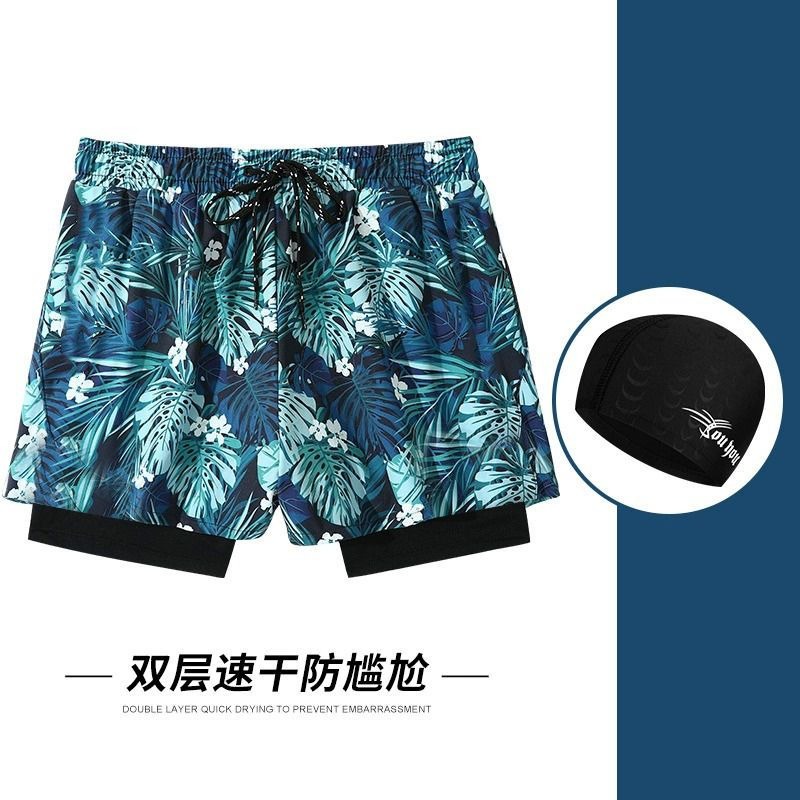 Quần Bơi Hai Lớp Khô Nhanh Mẫu Mới Năm 2023 Dành Cho Nam