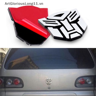 ArtGloriousLong 3D Logo Protector Autobot Biểu tượng Huy hiệu Đồ họa Decal Nhãn dán xe hơi.