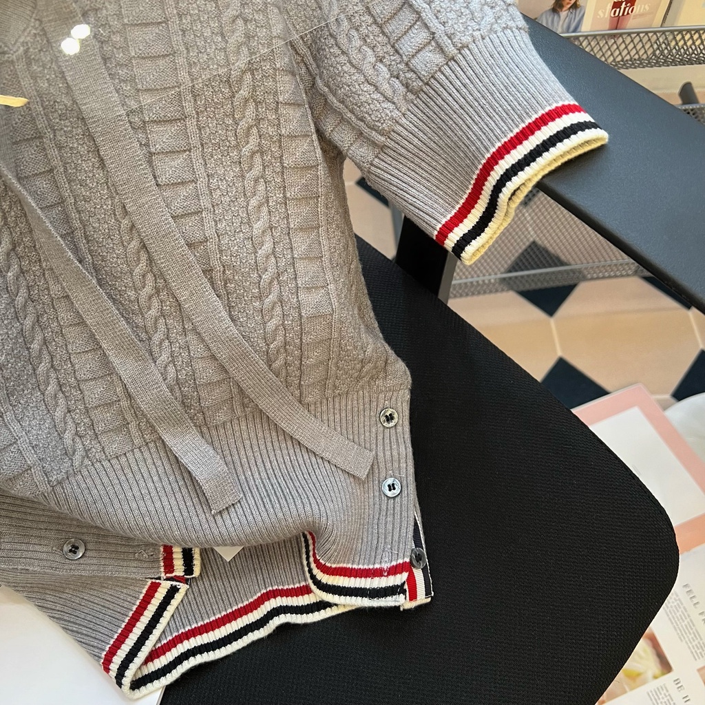 Áo Thun Polo Ngắn Tay Cột Dây Thời Trang Mùa Hè Cho Nữ