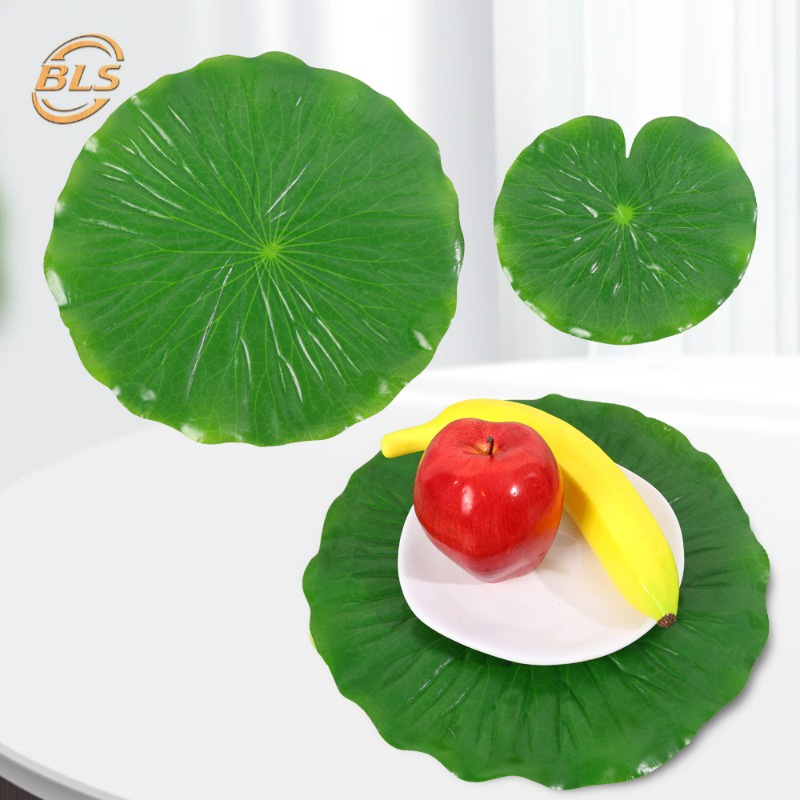 Đĩa Đựng Thức Ăn Hình Lá Sen / Trái Cây Nghệ Thuật Trang Trí Bàn Tiệc Mùa Hè