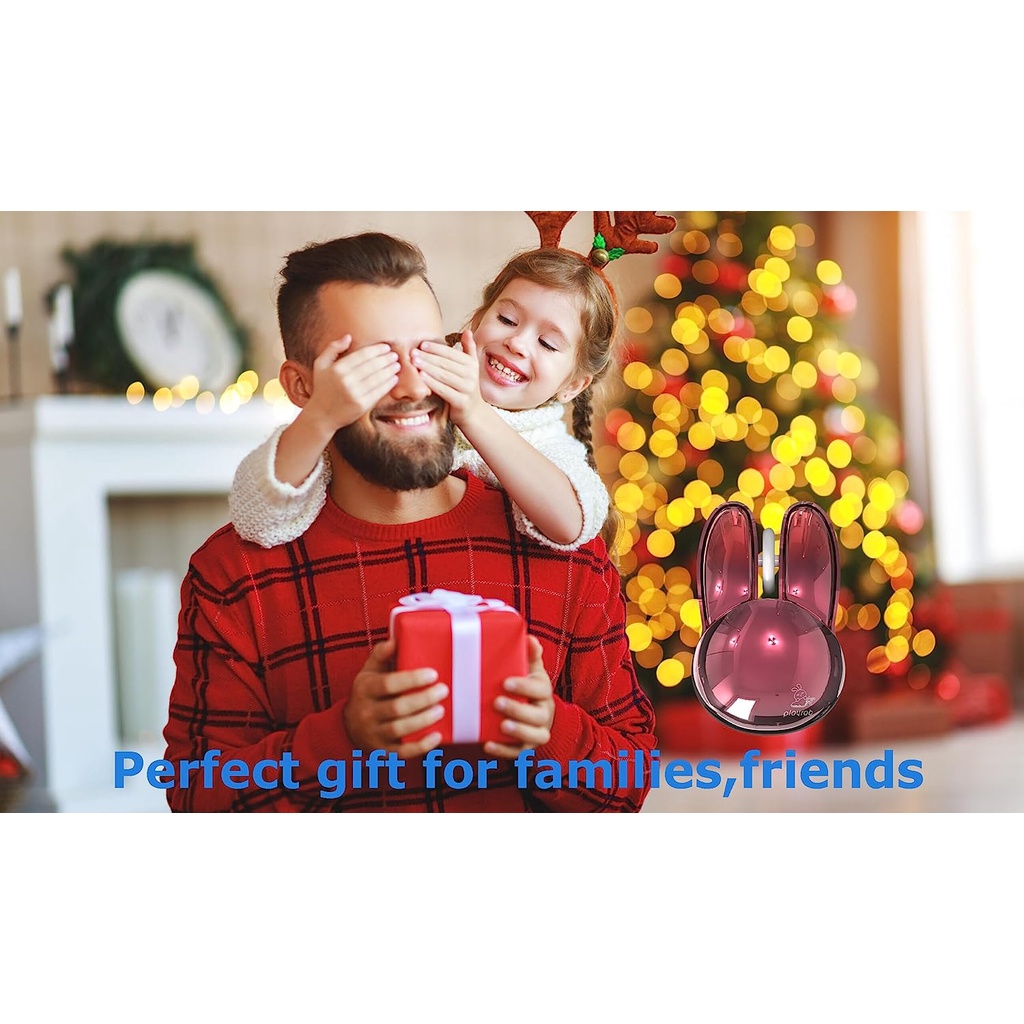 Chuột Quang Không Dây 3D Hình Thỏ Bunny Dễ Thương