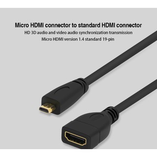 Cáp ChuyểN ĐổI Micro HDMI Sang HDMI D type 1080P