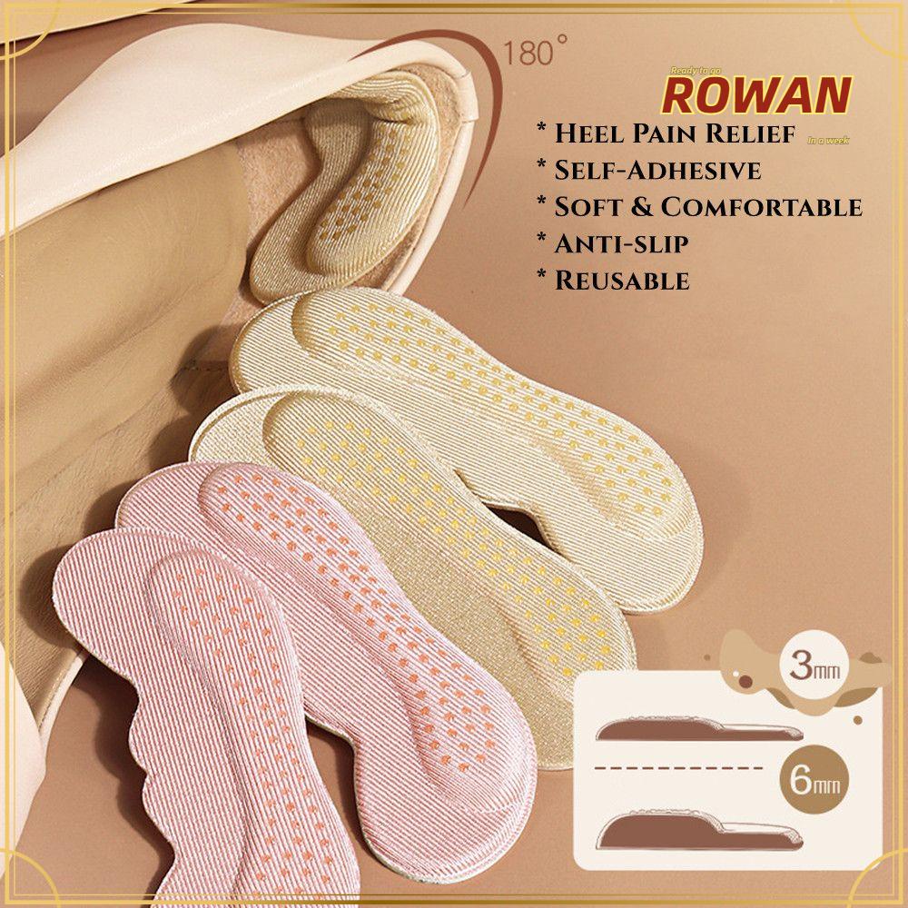 Set 2 đệm gót chân nam nữ lót giày tự dính tái sử dụng giảm đau chống tuột