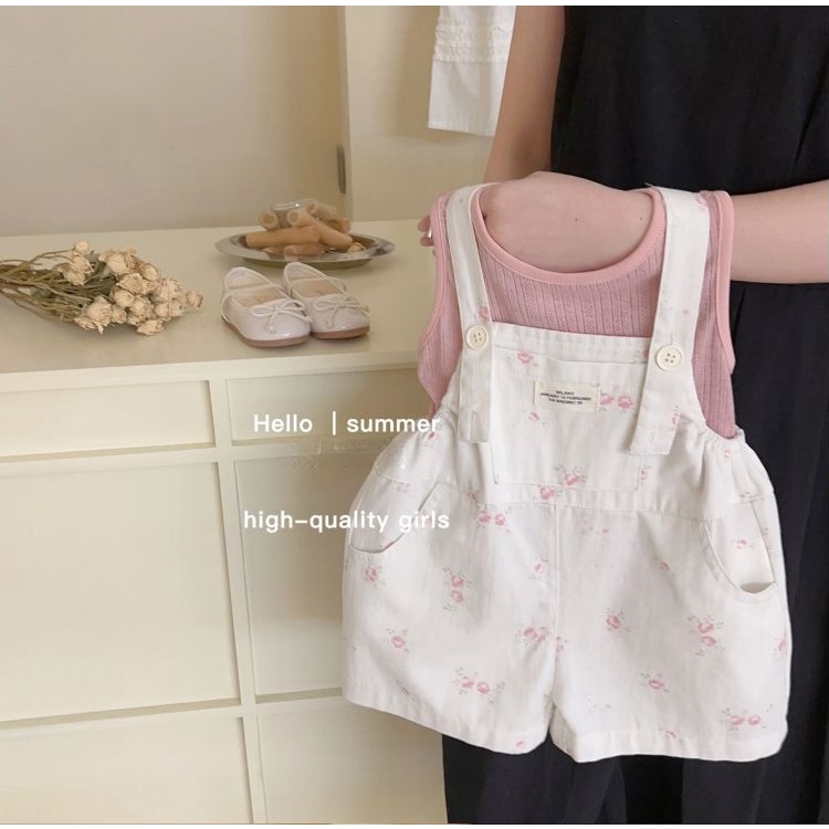 Bộ Áo Thun + Quần Short Phong Cách Phương Tây Thời Trang Mùa Hè Mới Cho Bé Gái