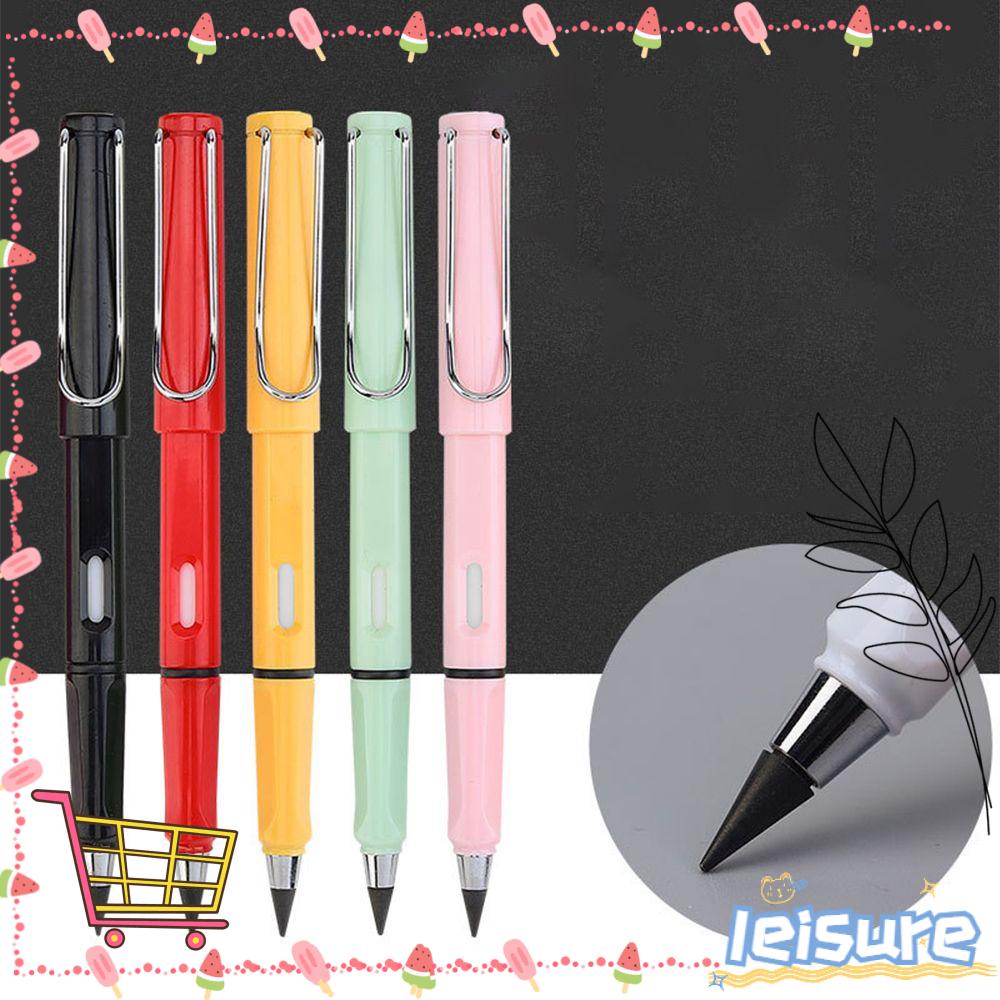 ♫DAPHNE♫ School office No ink Eternal pen Children Gifts Art Sketch HB Pencil Detachable Painting Tool Stationery Replaceable Erasable pencil