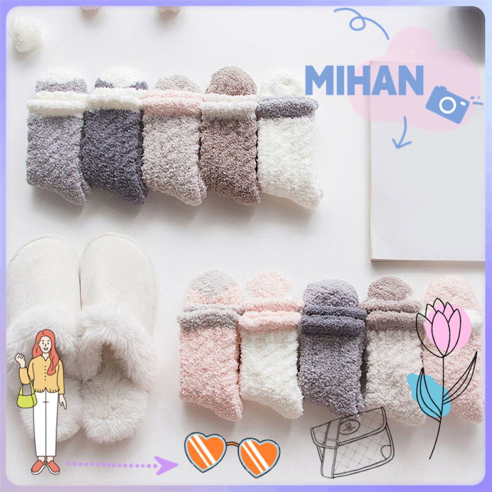 Vớ bông giữ ấm mùa đông kiểu dáng hoạt hình dễ thương dành cho nữ