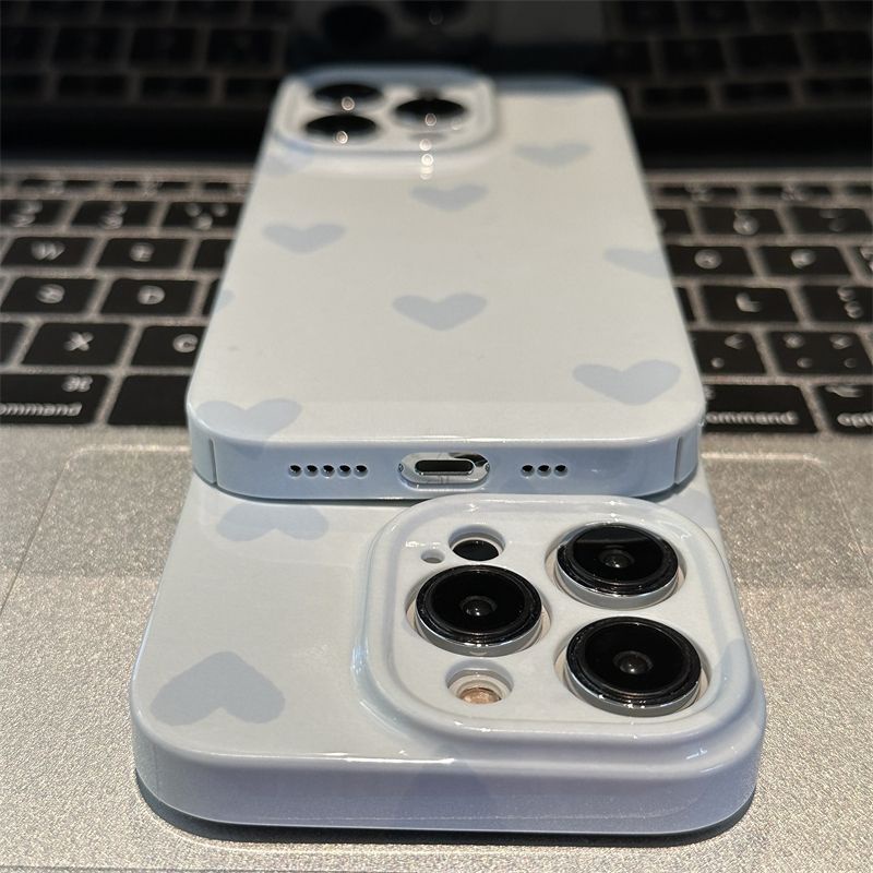 Ốp Lưng Trái Tim Nhiều Mẫu Mã Cho Điện Thoại Iphone13in Apple Blue max 14pro nrbl 66uj 11 712