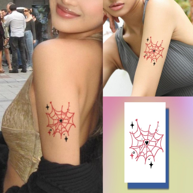 Hình Xăm Dán Tạm Thời Họa Tiết Spider girl Quyến Rũ Chống Thấm Nước Bền Màu Đến 7 Ngày