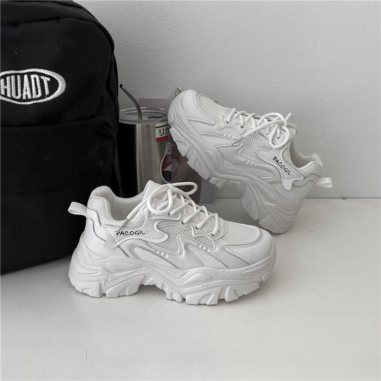 Giày Thể Thao Lưới Mũi Tròn Thời Trang Năng Động Dành Cho Nữ