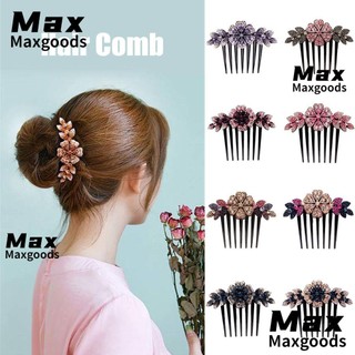 Lược cài tóc cô dâu đính đá lấp lánh sang trọng