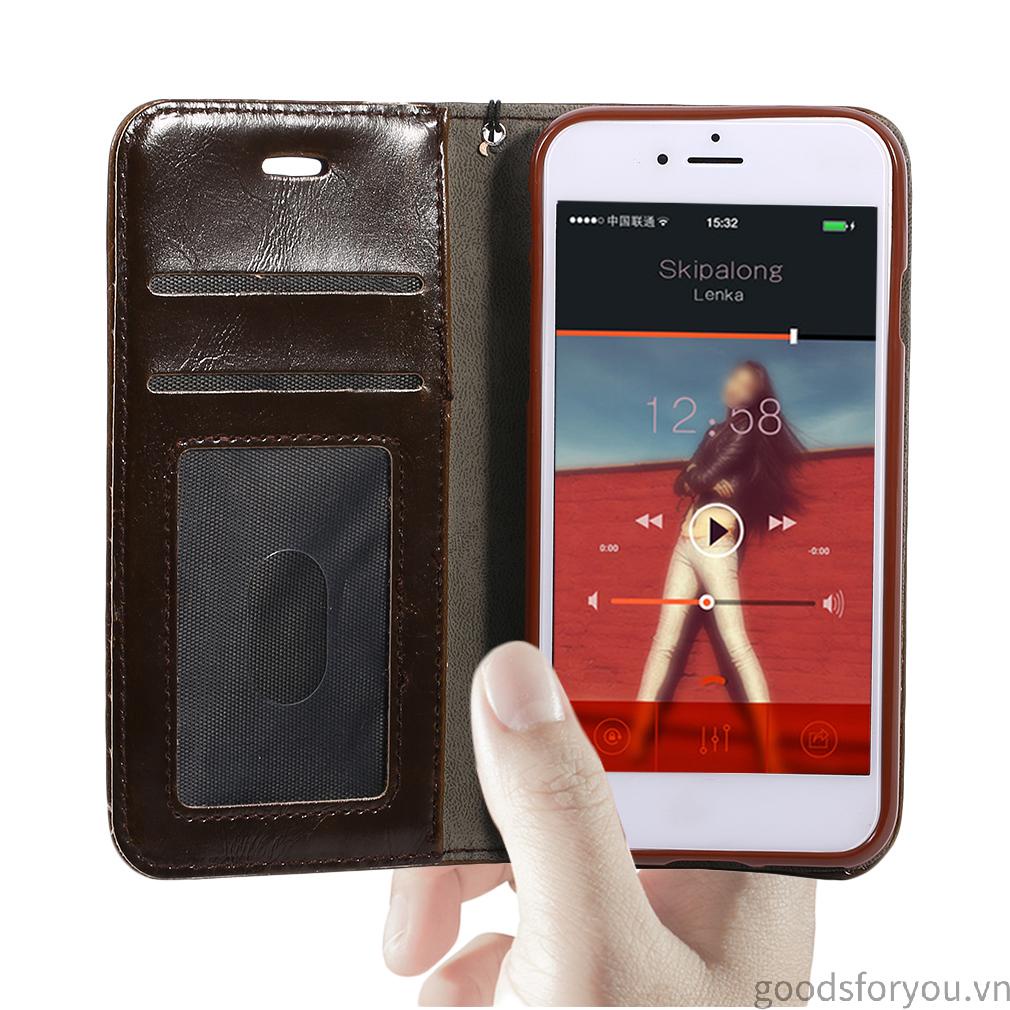 Bao Da PU HìNh ChiếC Ví Cho ĐiệN ThoạI iPhone 7 / 7s