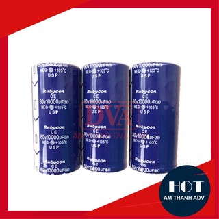 Tụ nguồn 10000uf 80v rubycon