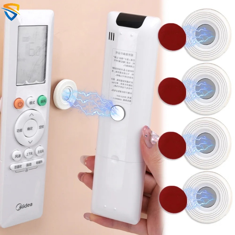 Giá Đỡ Điều Khiển Từ Xa Gắn Tường Chống Thất Lạc Hình Tròn Có Thể Tái Sử Dụng