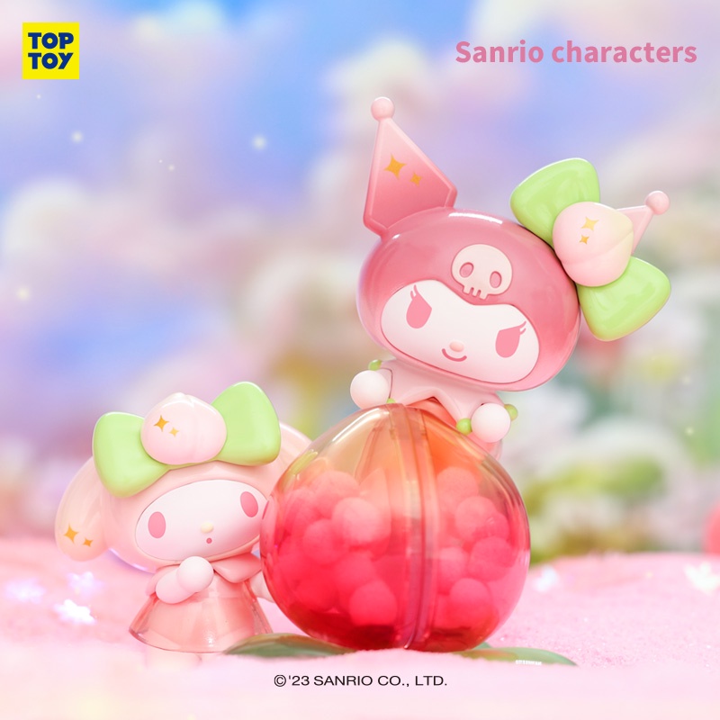 ★Đồ Chơi HGTOYS HGTOYS★   Búp Bê Hình Quả Đào sanrio Vital Series Quả Đào Trang Trí Hợp Thời Trang Làm Quà Tặng