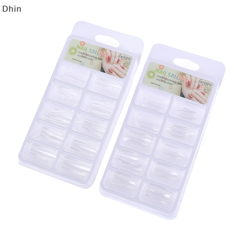 1 Hộp Móng Tay Giả Trong Suốt Dùng Để Múa Ba Lê