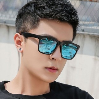 Kính Mát Phân Cực Chống Tia Cực Tím Gọng Đen Phong Cách Retro Thời Trang Unisex