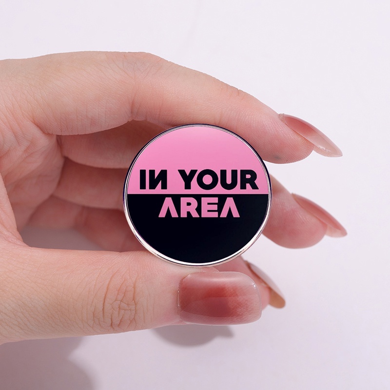 Ghim Cài Áo Hợp Kim Hình Nốt Nhạc BLACKPINK