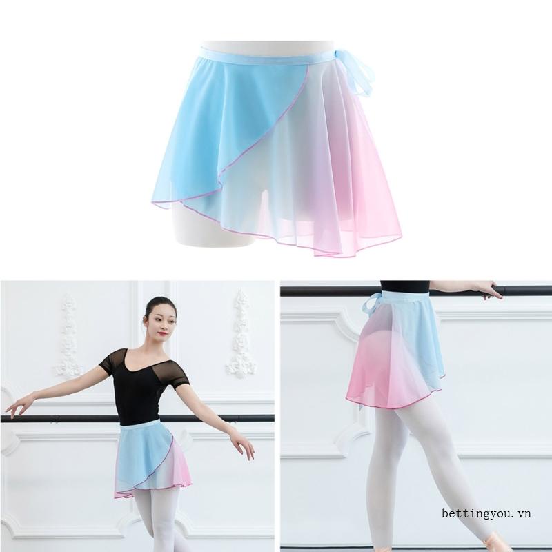 Chân Váy Chiffon Quấn Múa Ballet Kiểu Cổ Điển Thời Trang Cho Nữ