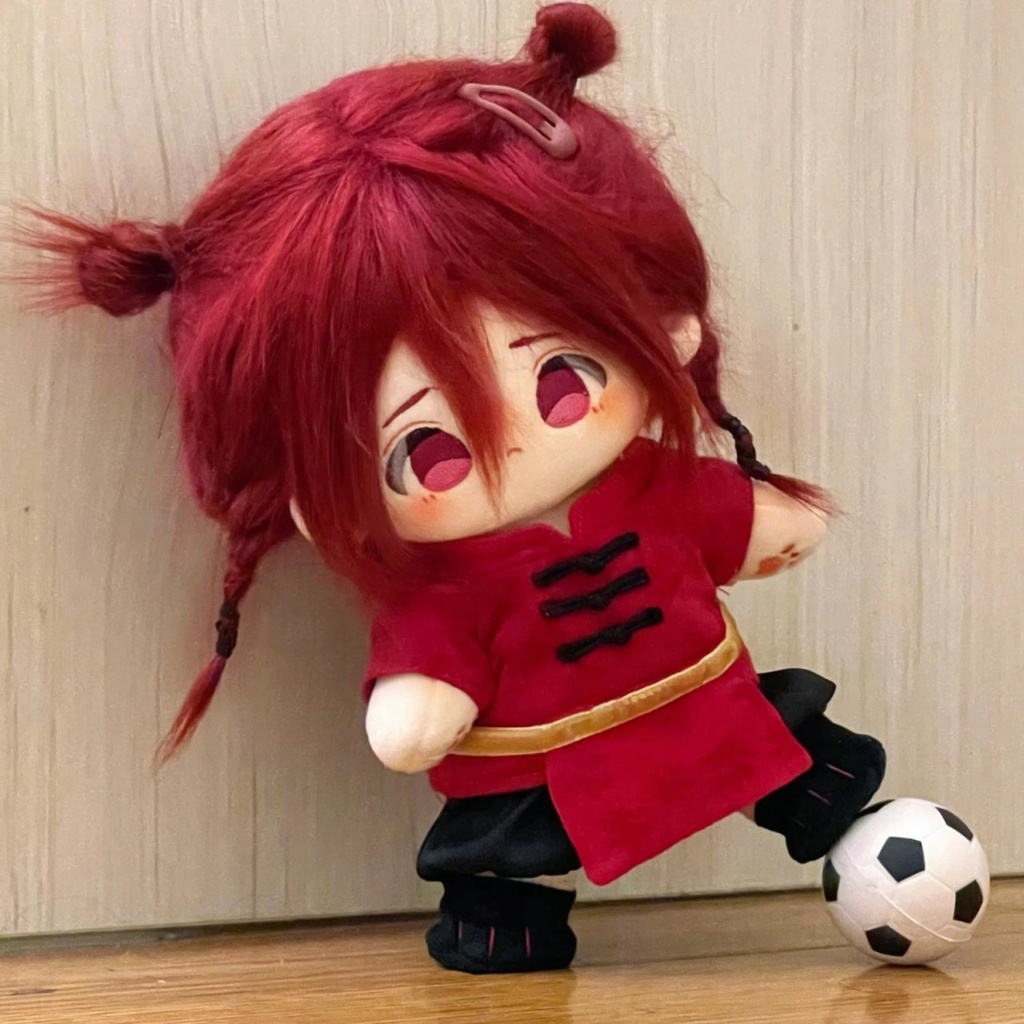 20 cm búp bê màu xanh khóa hyoma chigiri plushie búp bê sang trọng quần áo bông thay đổi quần áo trang phục trang phục cosplay anime one-piece cotton cross-dressing