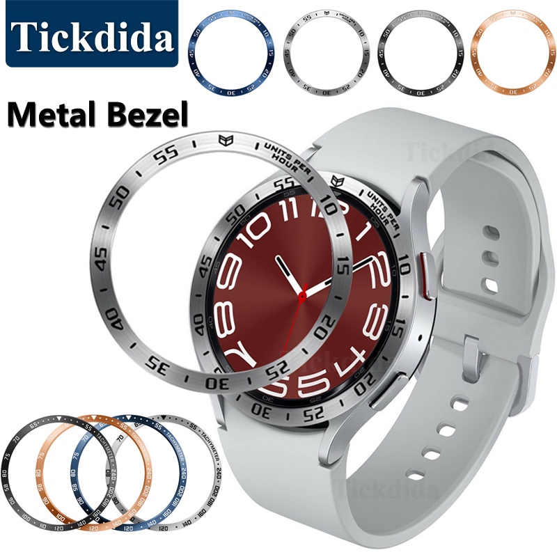 Vỏ Nhẫn Viền Kim Loại Cho Samsung Galaxy Watch 6 Classic 47mm 43mm Viền Tạo Kiểu Khung Dành Cho Gala