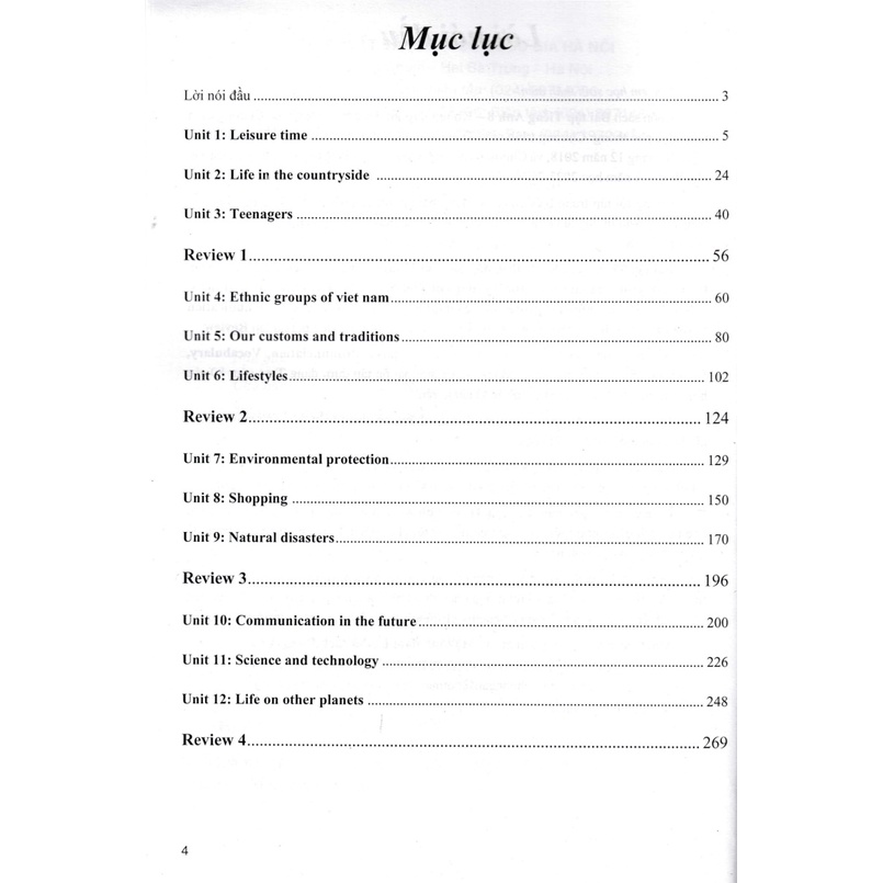 BÀI TẬP TIẾNG ANH 8 - KHÔNG ĐÁP ÁN