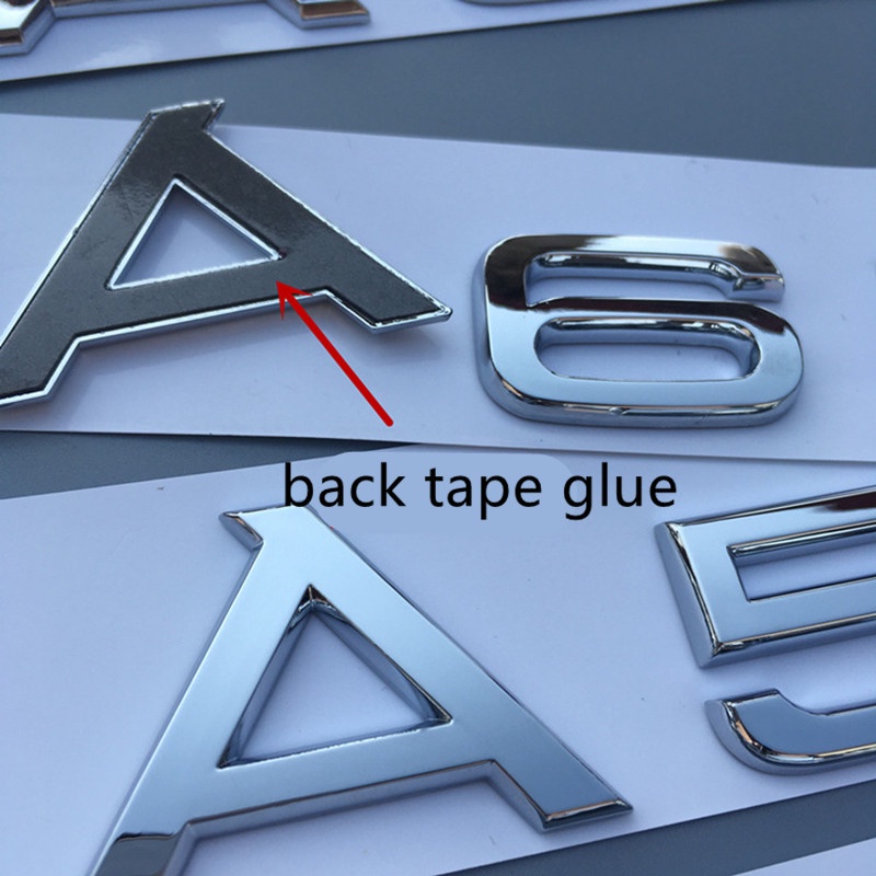 Logo Dán Trang Trí Bánh Xe Hơi Audi 1.8T 2.0T 2.4 3.0T 3.2 3.6 A3 A4 A5 A6L A7 A8L Q3 Q5 Q7